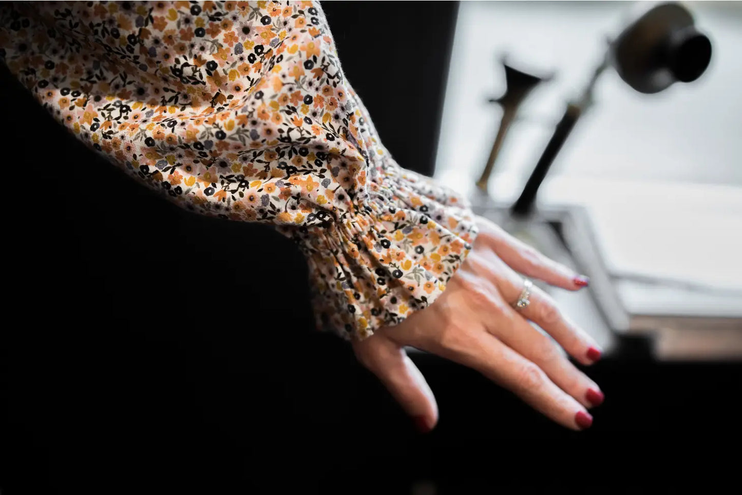 Floral Long-Sleeve Dress