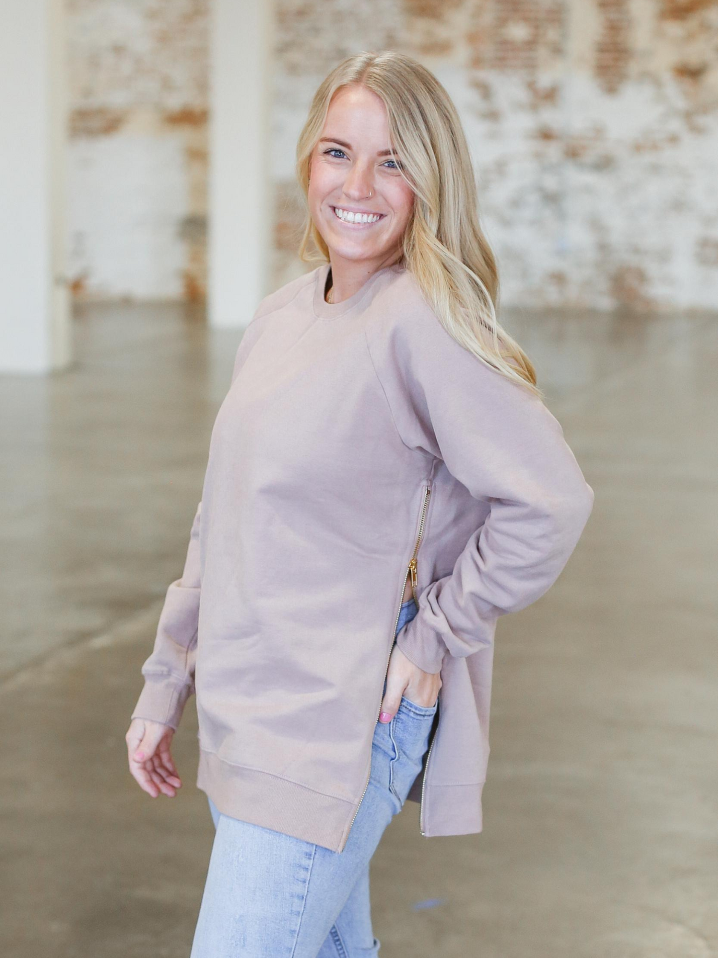 Dusty Blush Sweatshirt